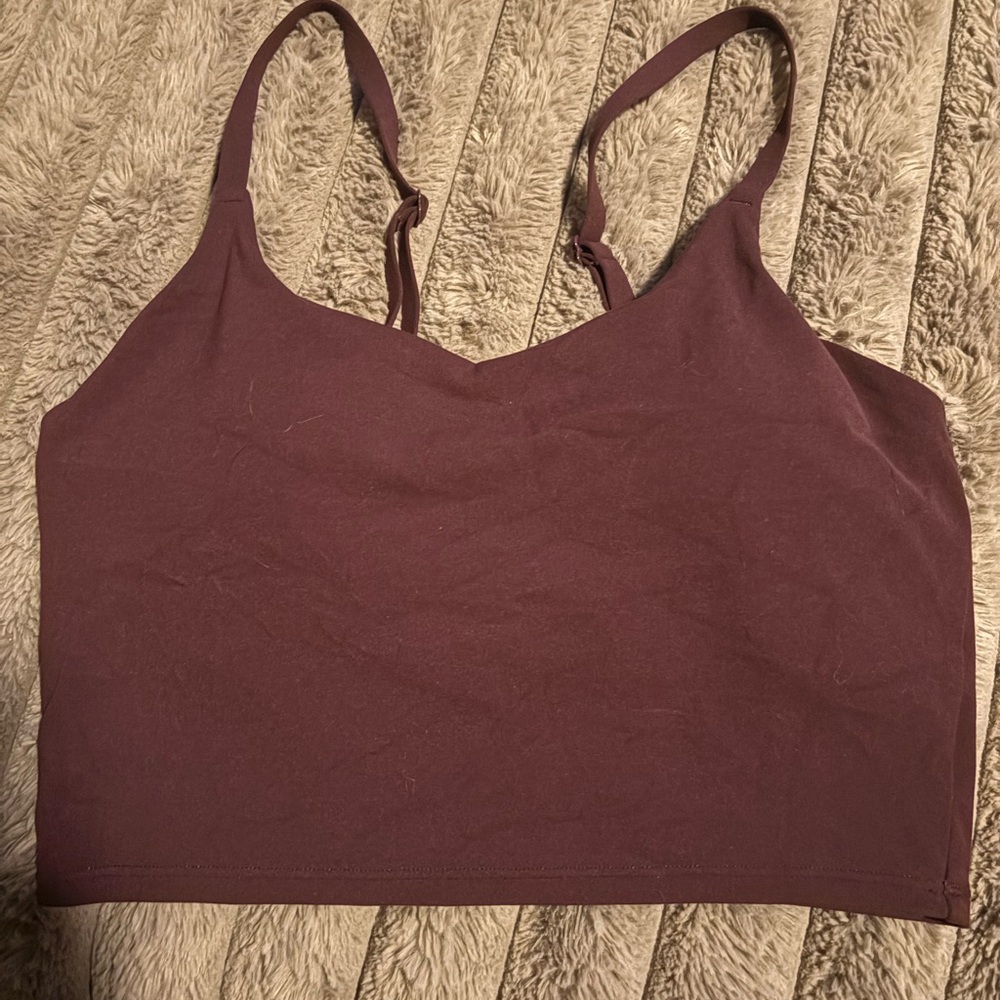 Athleta Burgundy Top